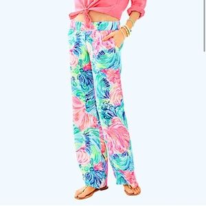 Lilly Pulitzer | Bel Harbour Palazzo Pants | Beach Please